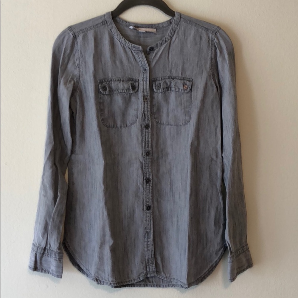 LOFT Denim Blouse